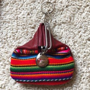 Beautiful handcrafted coin purse made in Peru.